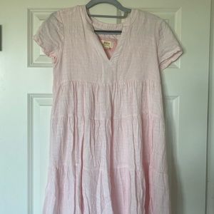 Anthropologie Maeve Tania Tunic Pink Dress